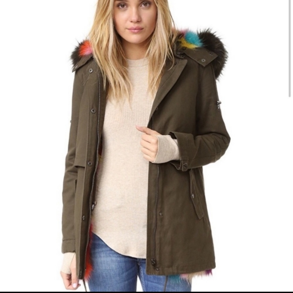 Jocelyn Parka Coat Real fur M